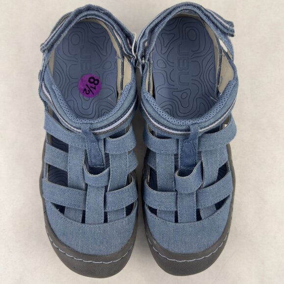 JBU Fisherman Sandals Womens Size 8.5M Jambu Olympia Water Ready Blue Gray NEW - Picture 10 of 16